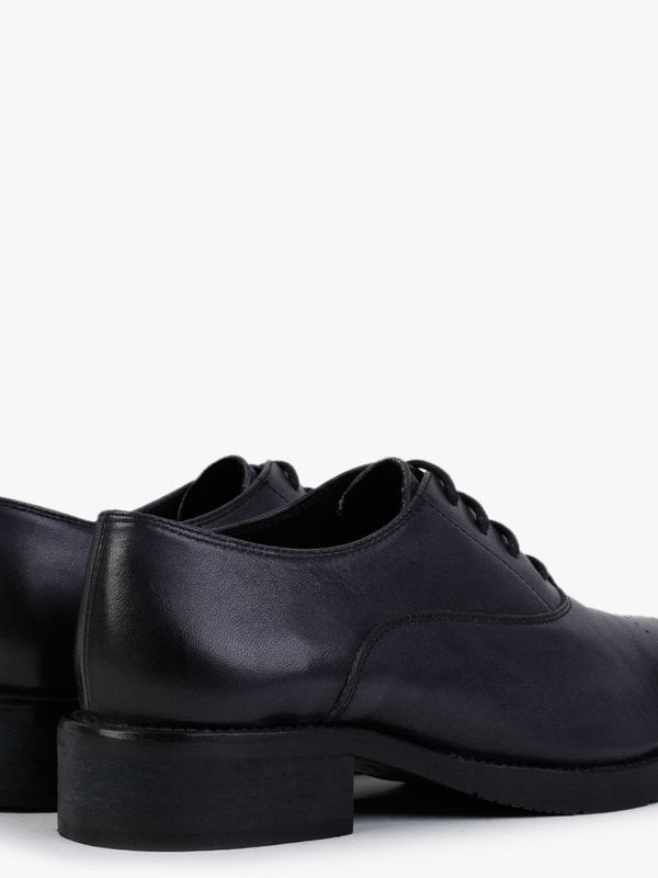 Navy Leather Trouser Shoes