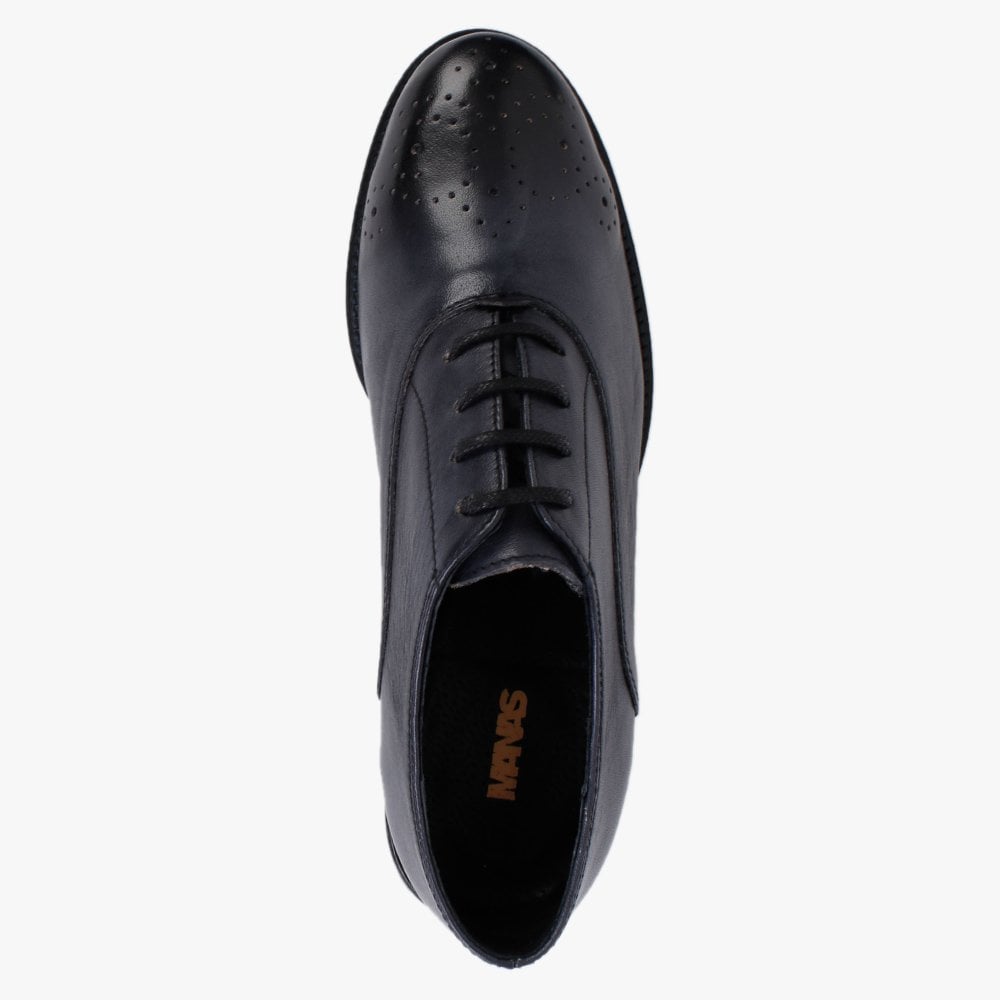 Navy Leather Trouser Shoes
