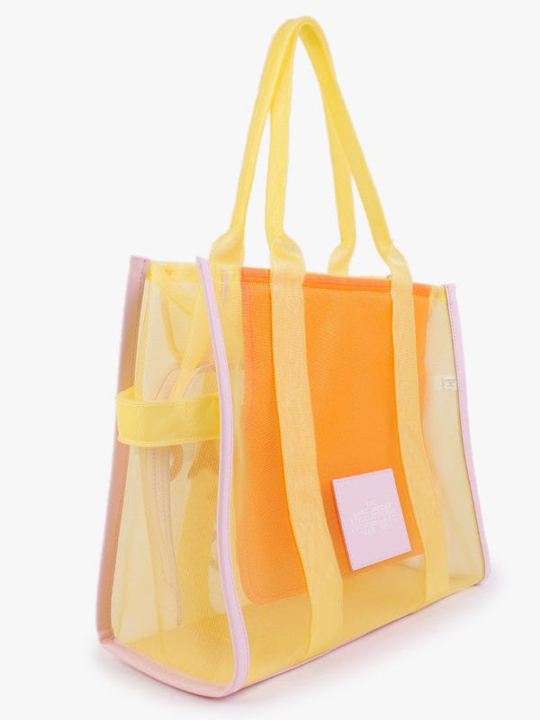 The Mesh Yellow Multi Tote Bag