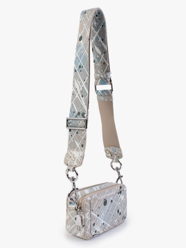 The Splatter Snapshot Brown Rice Multi Leather Camera Bag