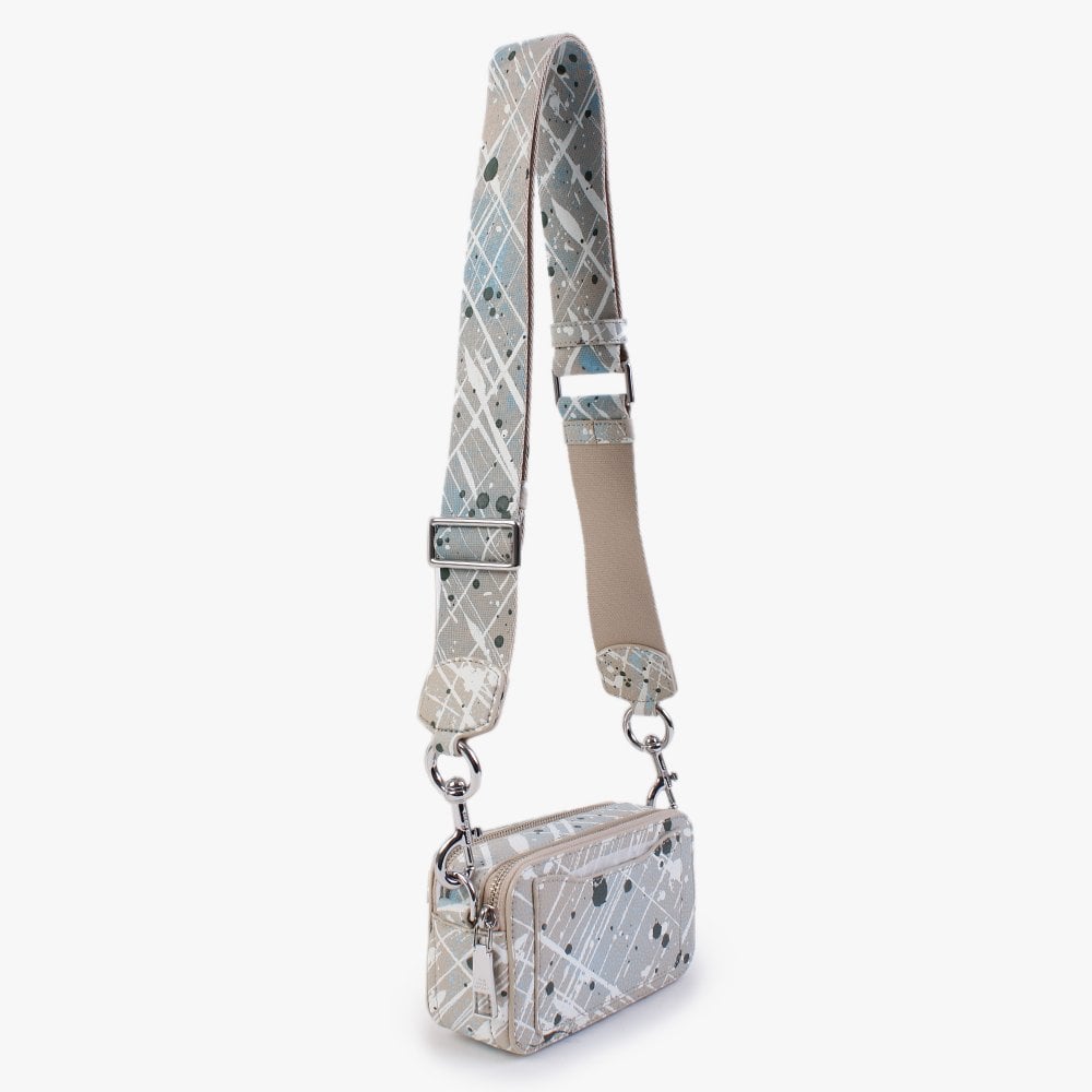 The Splatter Snapshot Brown Rice Multi Leather Camera Bag