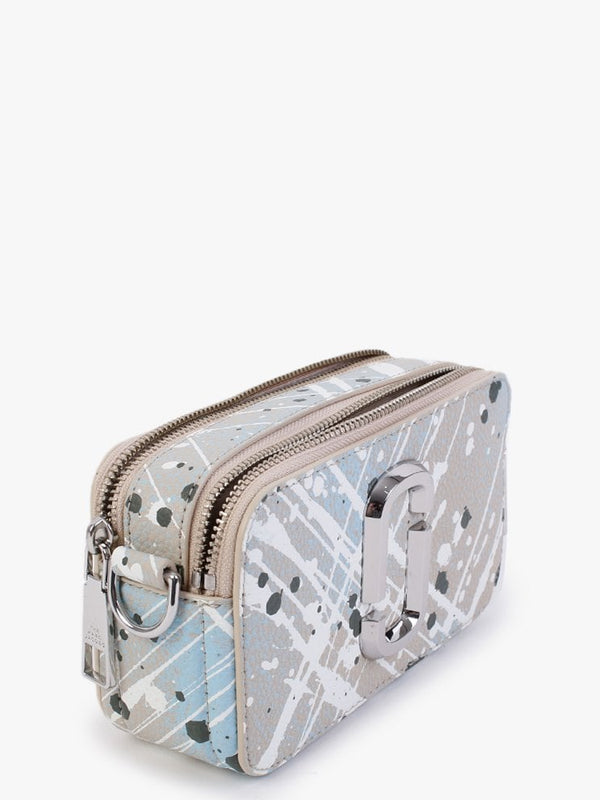 The Splatter Snapshot Brown Rice Multi Leather Camera Bag
