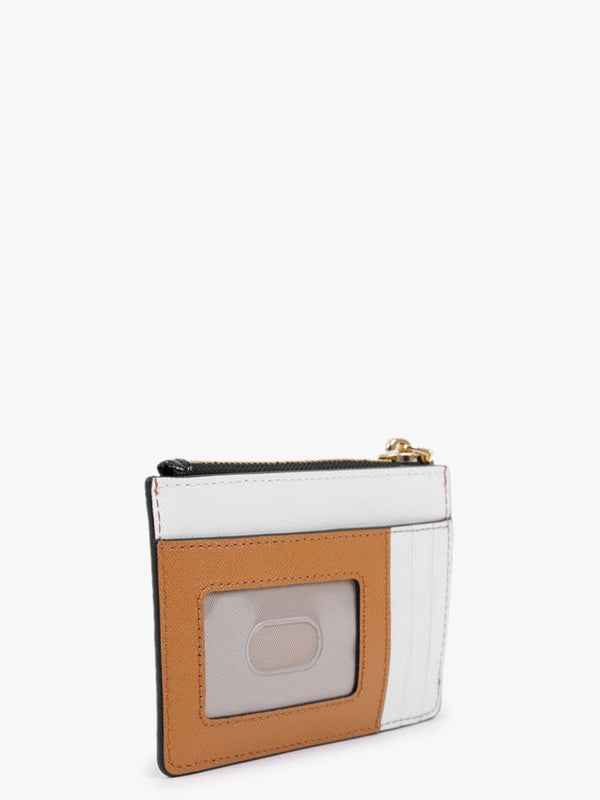 Snapshot Top Zip Black Honey Ginger Multi Leather Wallet