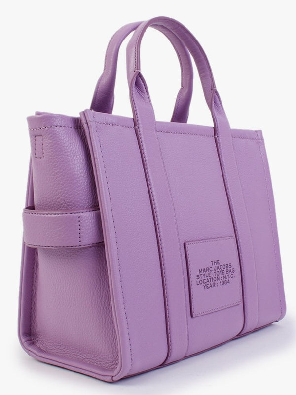 The Leather Medium Regal Orchid Tote Bag