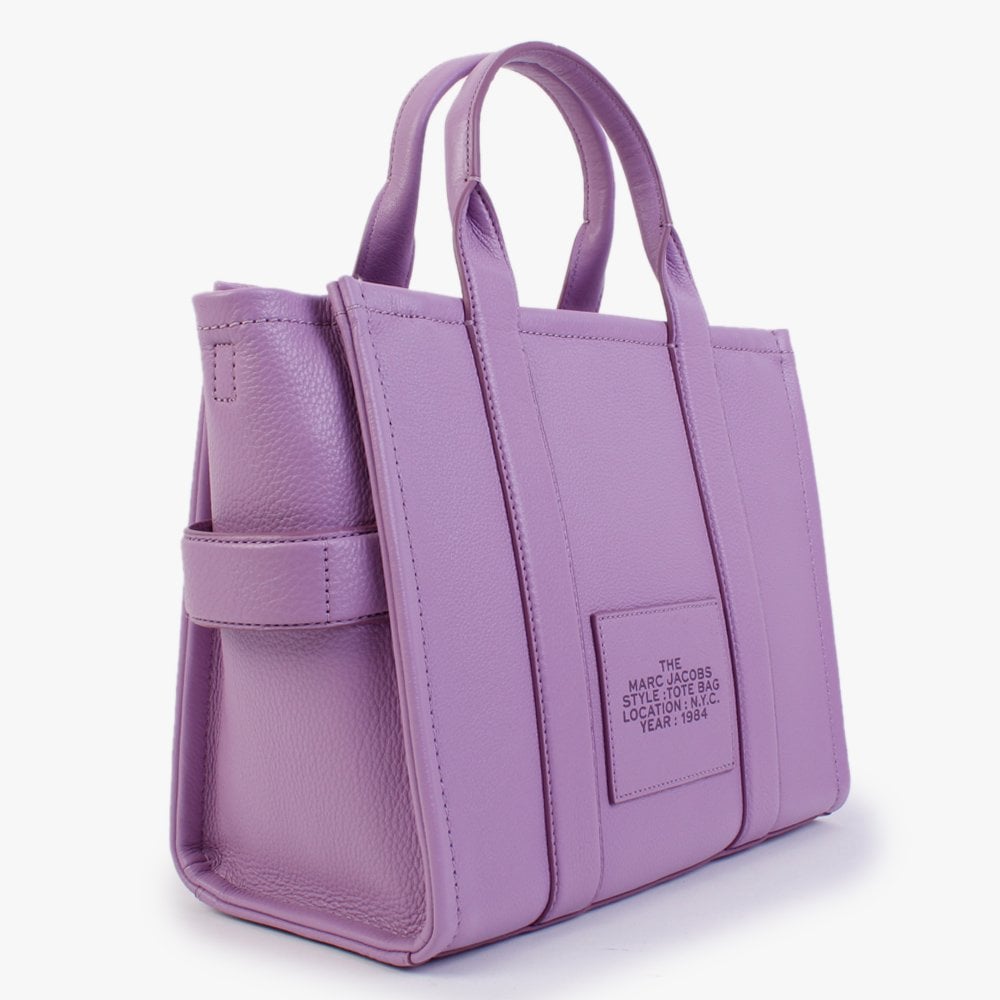 The Leather Medium Regal Orchid Tote Bag