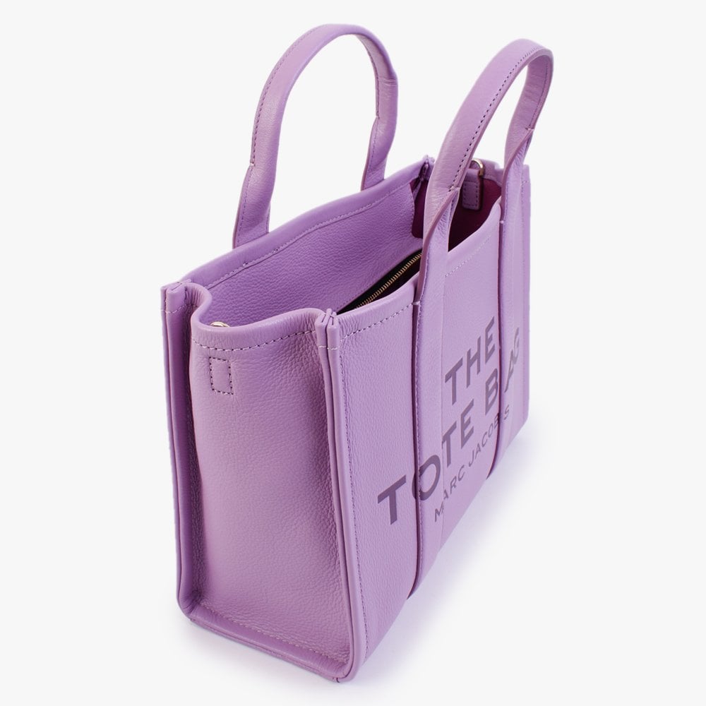 The Leather Medium Regal Orchid Tote Bag
