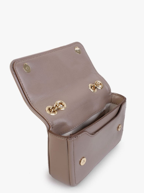 The Glam Shot Mini Dusty Beige Cross-Body Bag