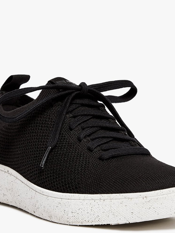 Rally E01 Multi Knit All Black Trainers