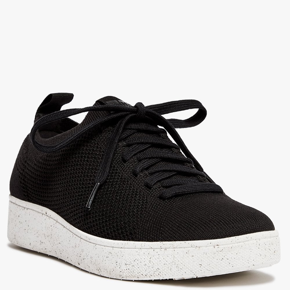 Rally E01 Multi Knit All Black Trainers