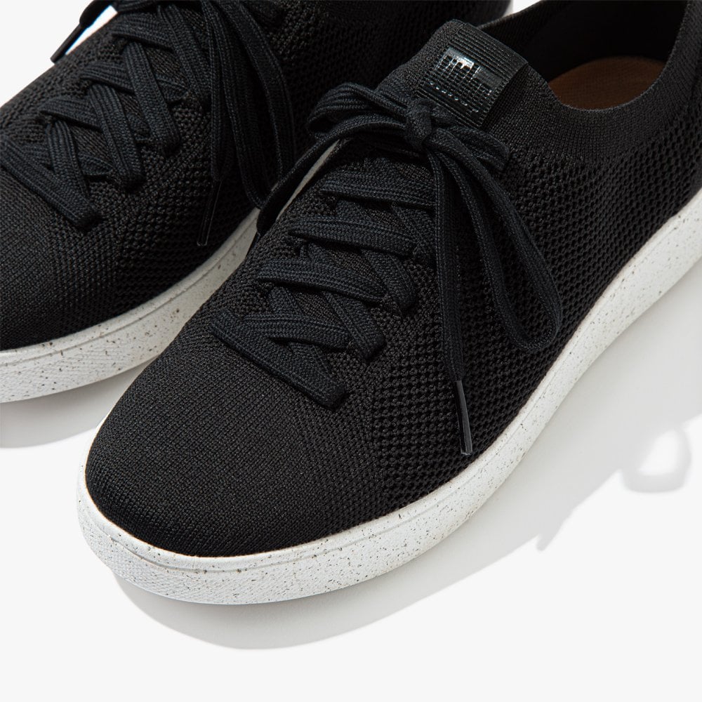 Rally E01 Multi Knit All Black Trainers