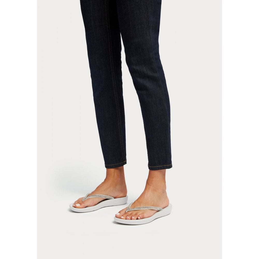 Iqushion Sparkle Soft Grey Flip Flops