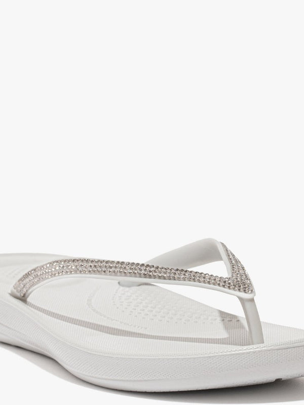 Iqushion Sparkle Soft Grey Flip Flops