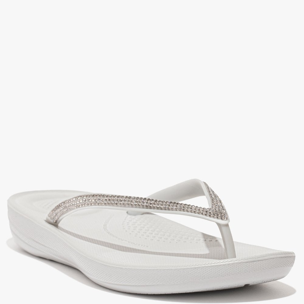 Iqushion Sparkle Soft Grey Flip Flops