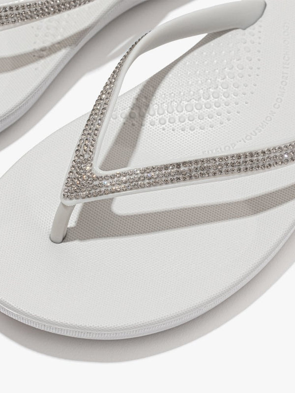 Iqushion Sparkle Soft Grey Flip Flops
