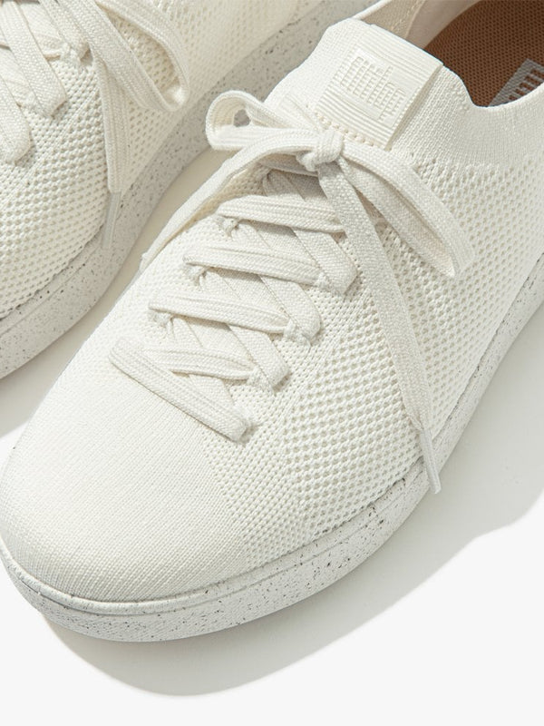 Rally Multi Knit Cream Trainers