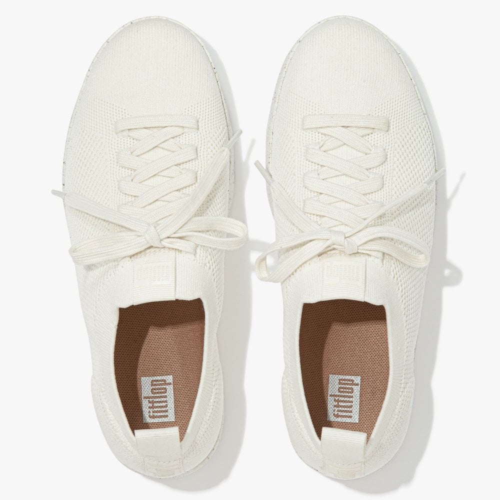 Rally Multi Knit Cream Trainers