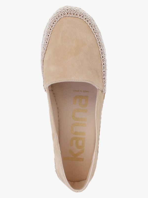 Carob Beige Suede Espadrilles
