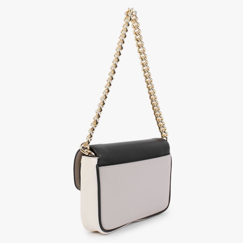 The J Marc Greige Multi Leather Shoulder Bag