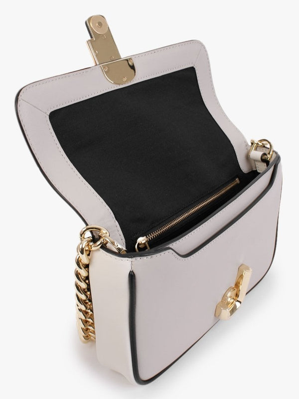 The J Marc Greige Multi Leather Shoulder Bag