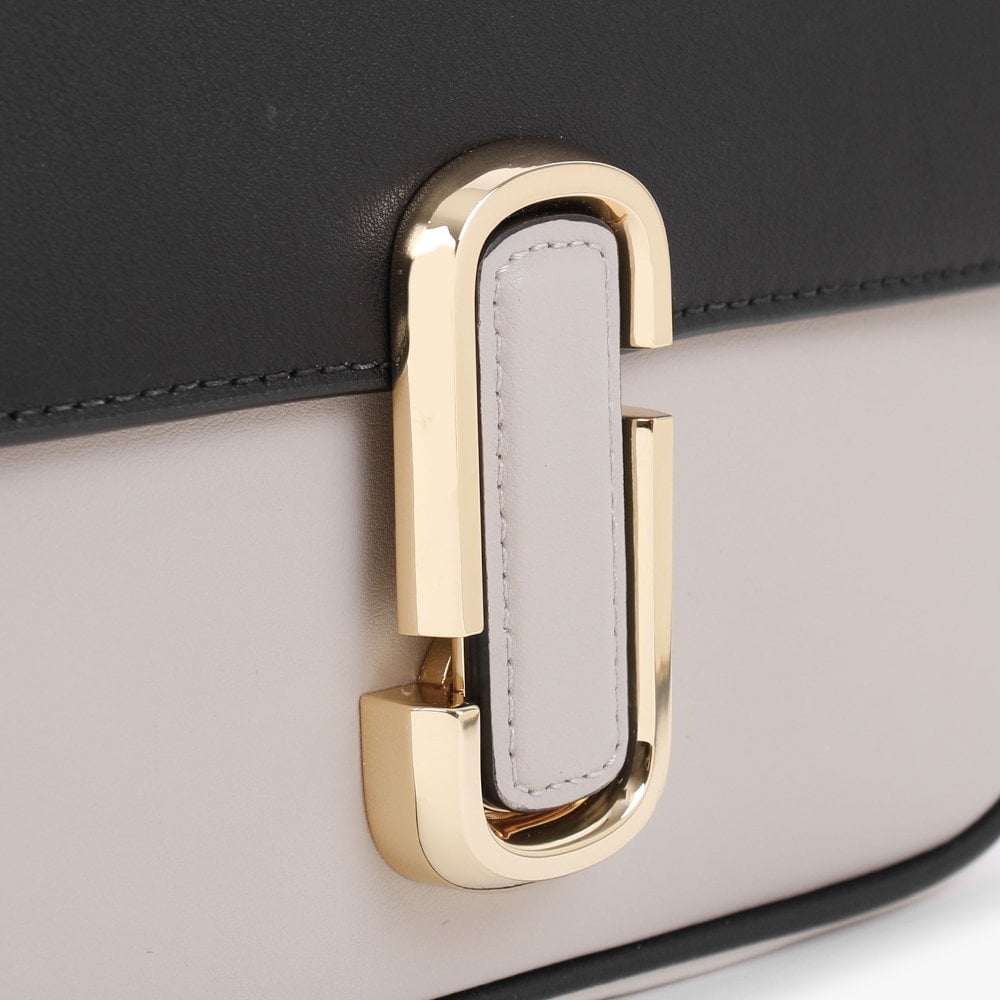 The J Marc Greige Multi Leather Shoulder Bag