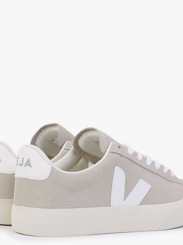 Campo Nubuck Natural White Trainers