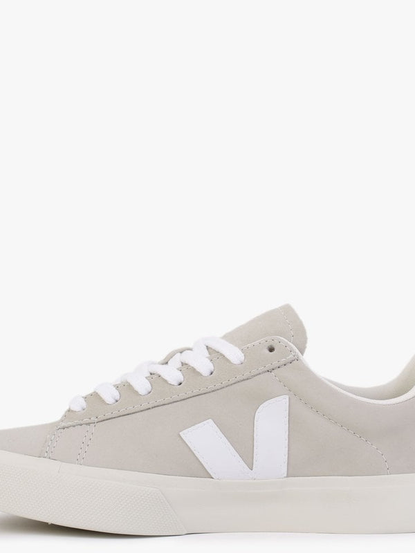 Campo Nubuck Natural White Trainers