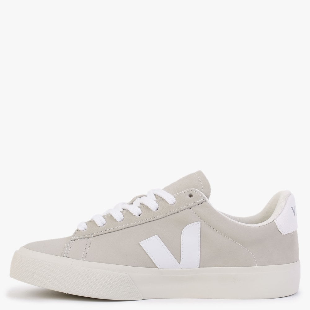 Campo Nubuck Natural White Trainers