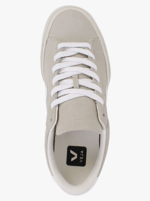 Campo Nubuck Natural White Trainers