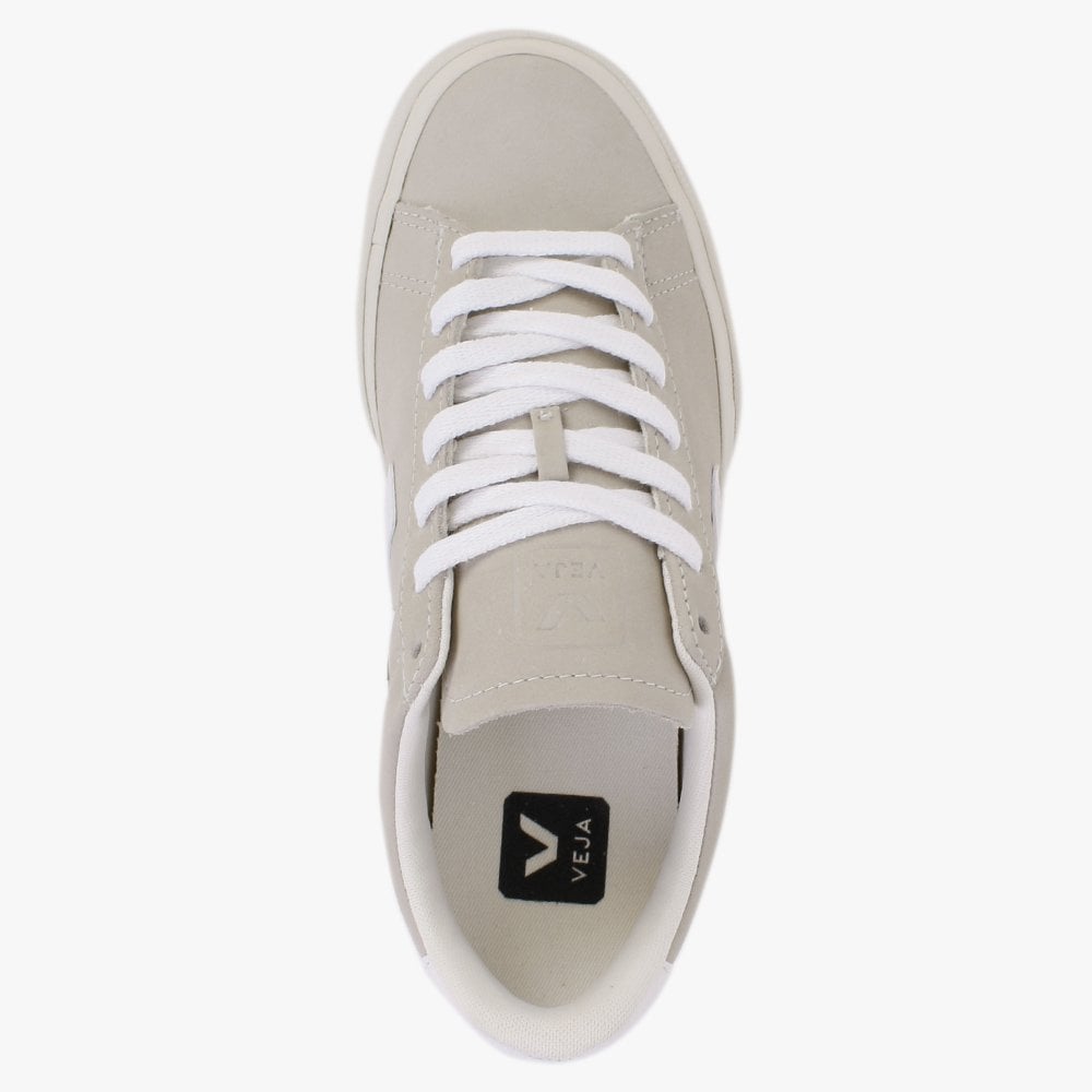 Campo Nubuck Natural White Trainers
