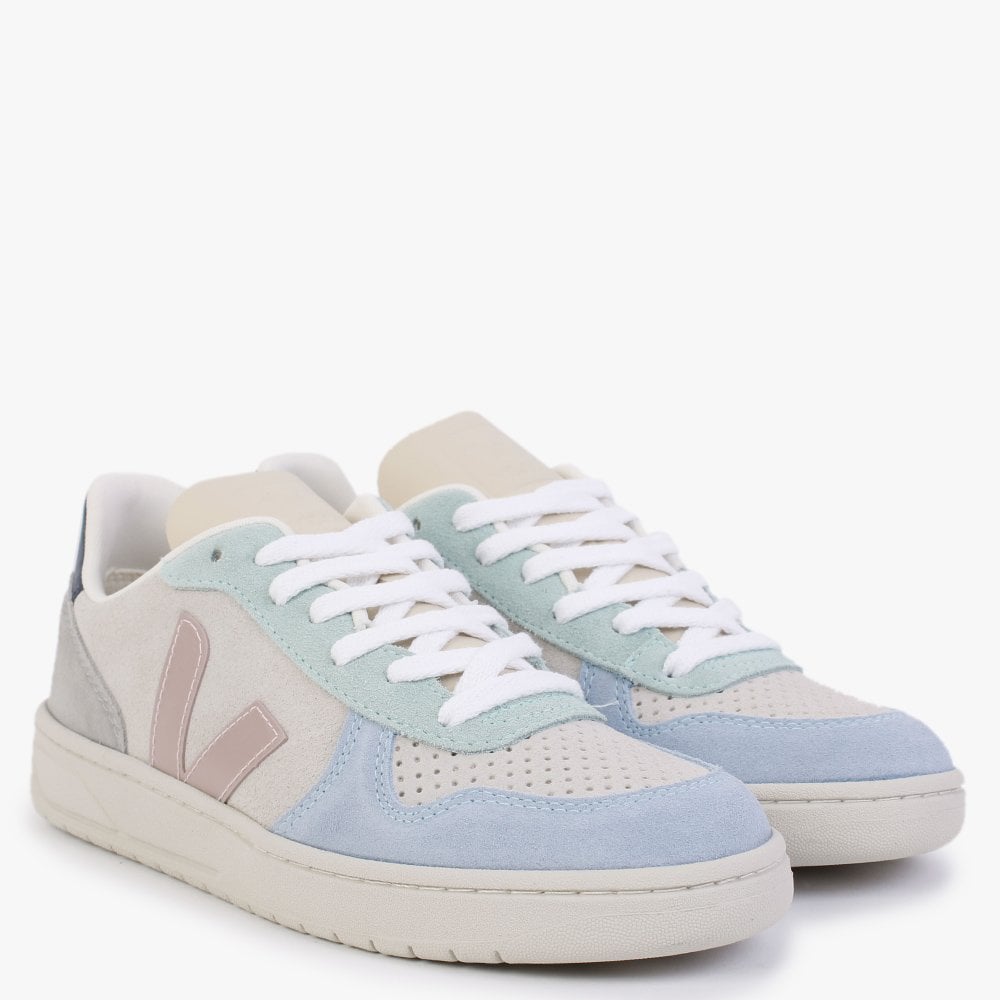 V-10 Multico Natural Babe Suede Trainers