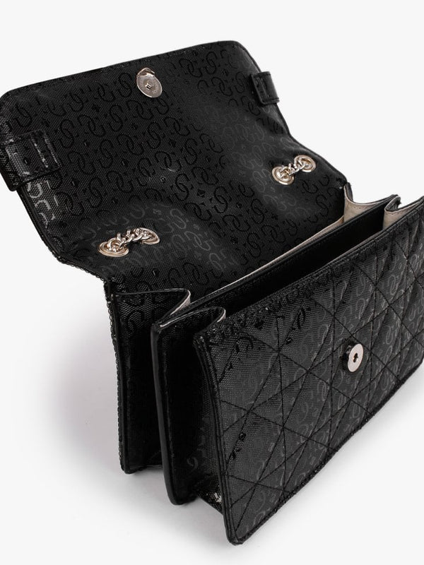 Malia Convertible Black Cross-Body Bag