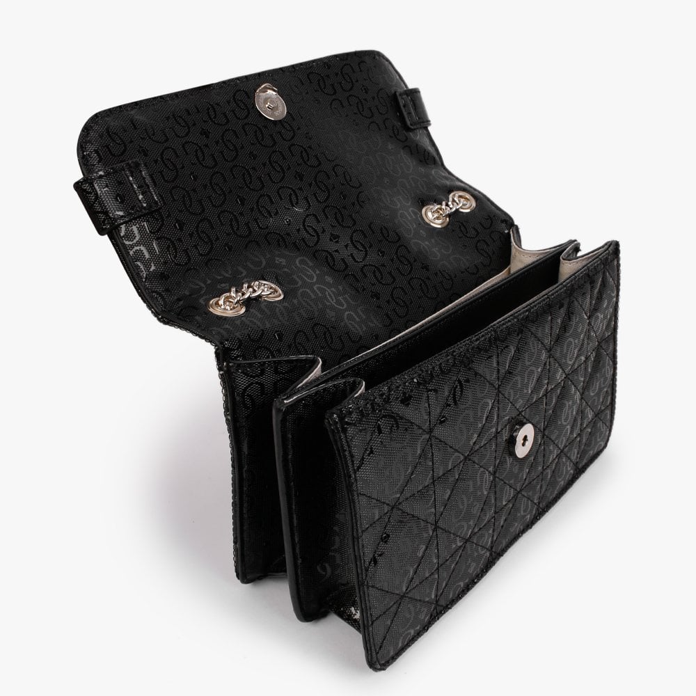 Malia Convertible Black Cross-Body Bag