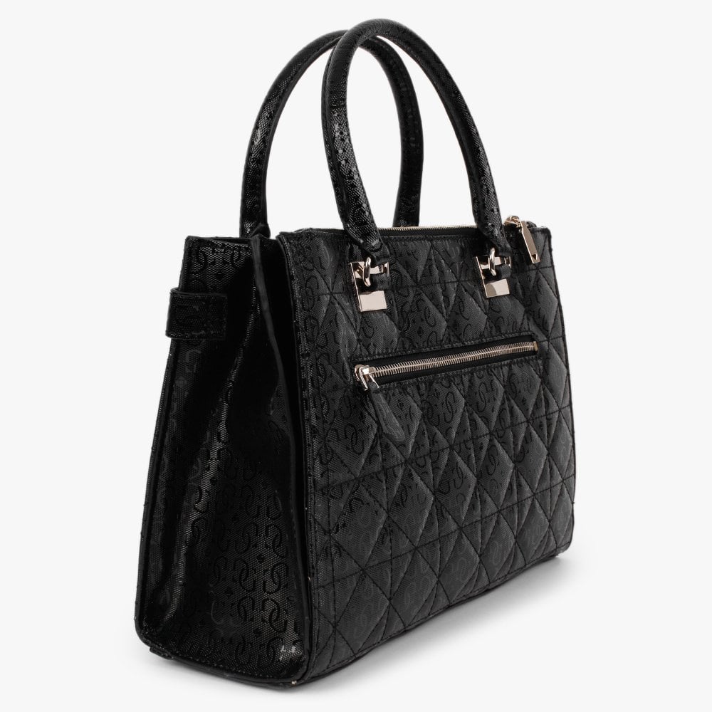 Malia Black Society Satchel Bag