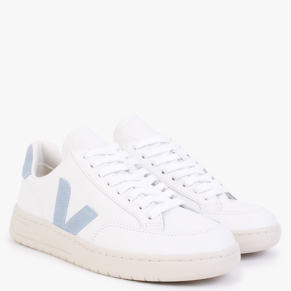 V-12 Leather Extra White Steel Trainers