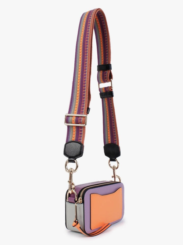 The Seasonal Snapshot Regal Orchid Multi Leather Camera Bag