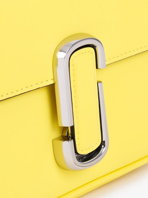 The J Marc Golden Kiwi Leather Shoulder Bag