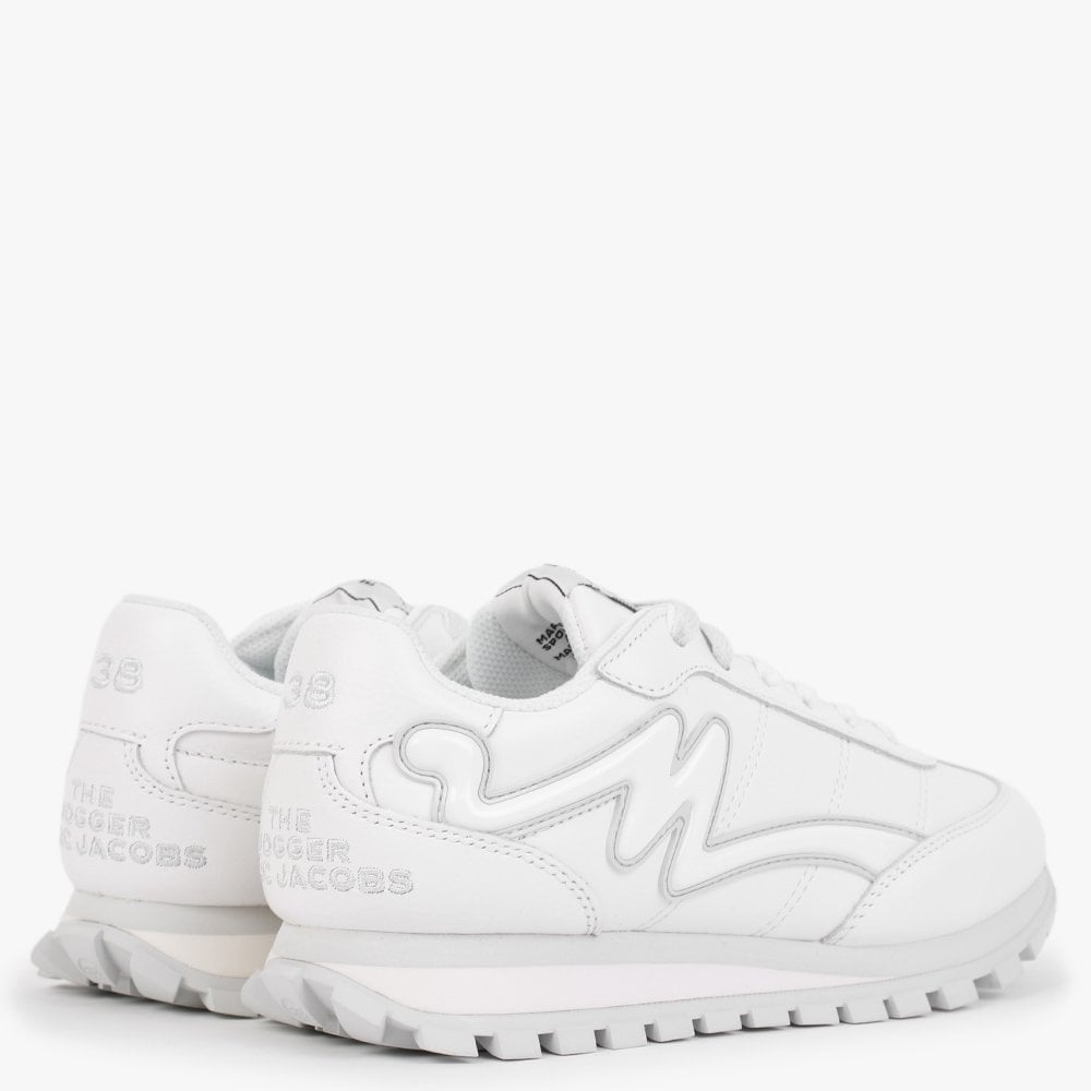 The Leather Jogger White Trainers