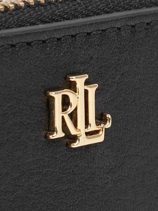Zip Black Leather Card Case