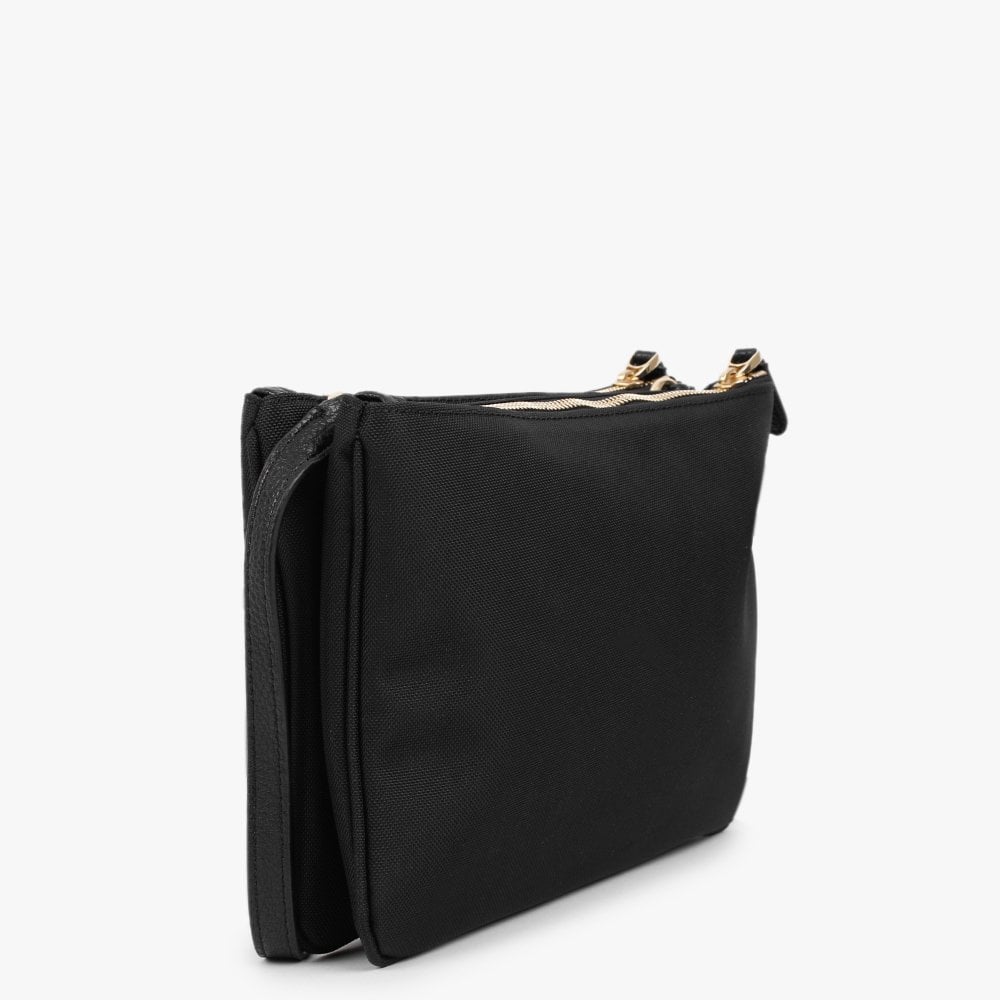 Carter 26 Black Nylon Cross-Body Bag