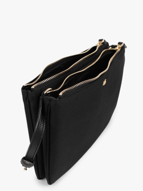 Carter 26 Black Nylon Cross-Body Bag