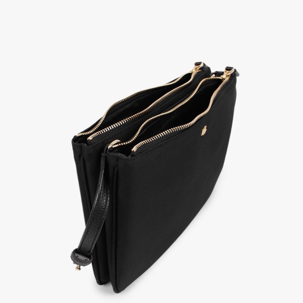 Carter 26 Black Nylon Cross-Body Bag