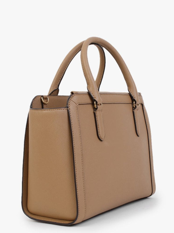 Brooke 27 Camel Leather Satchel Bag