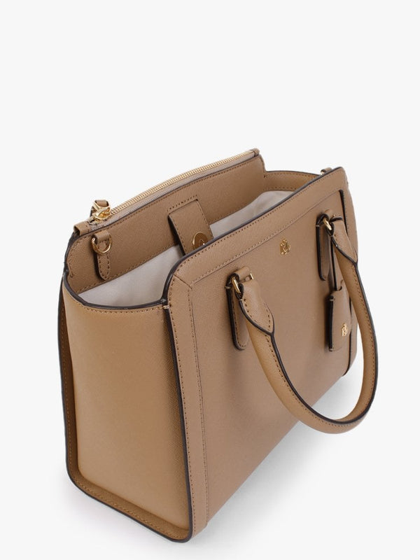 Brooke 27 Camel Leather Satchel Bag