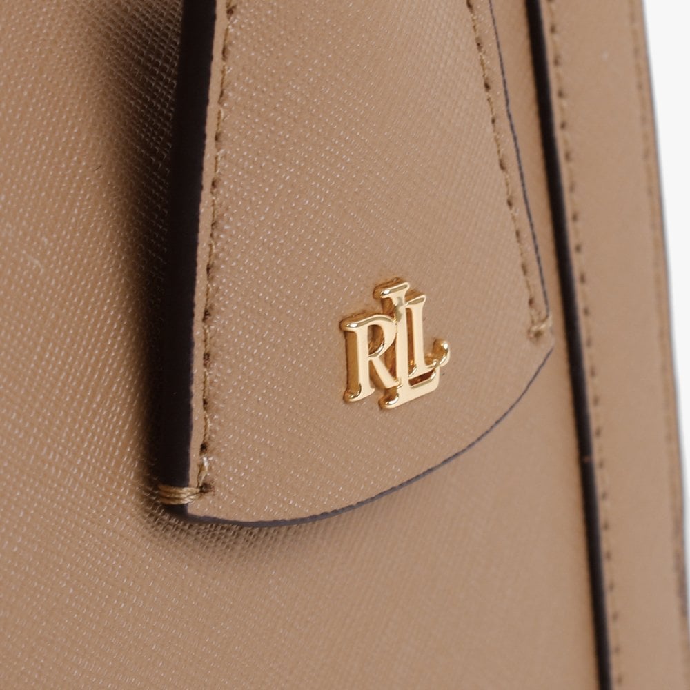 Brooke 27 Camel Leather Satchel Bag