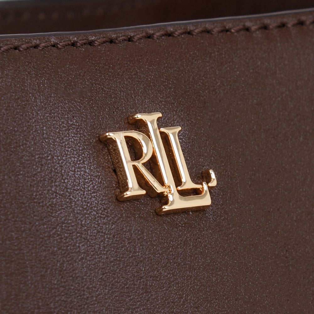 Marcy 26 Brown Leather Satchel Bag
