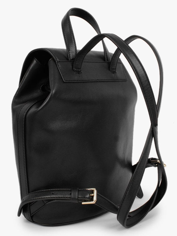 Winny 25 Black Leather Backpack