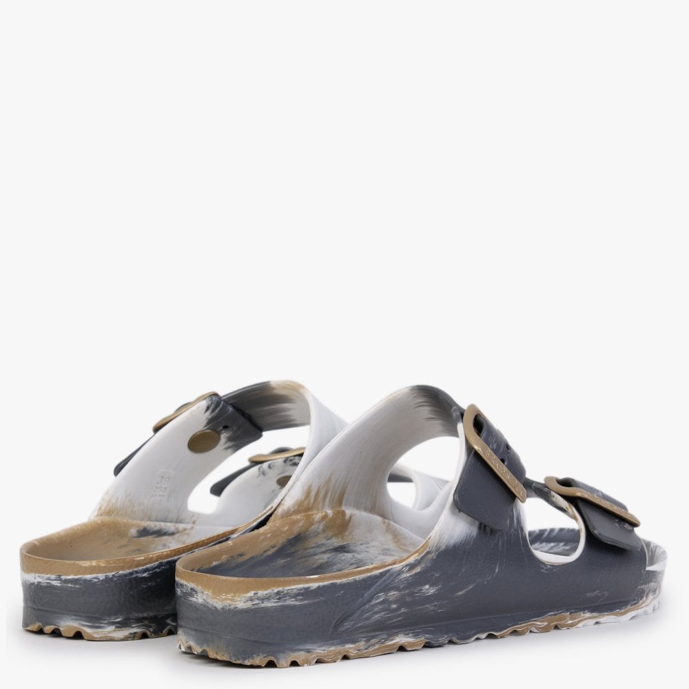 Arizona EVA Glamour Gold Multi Two Bar Mules