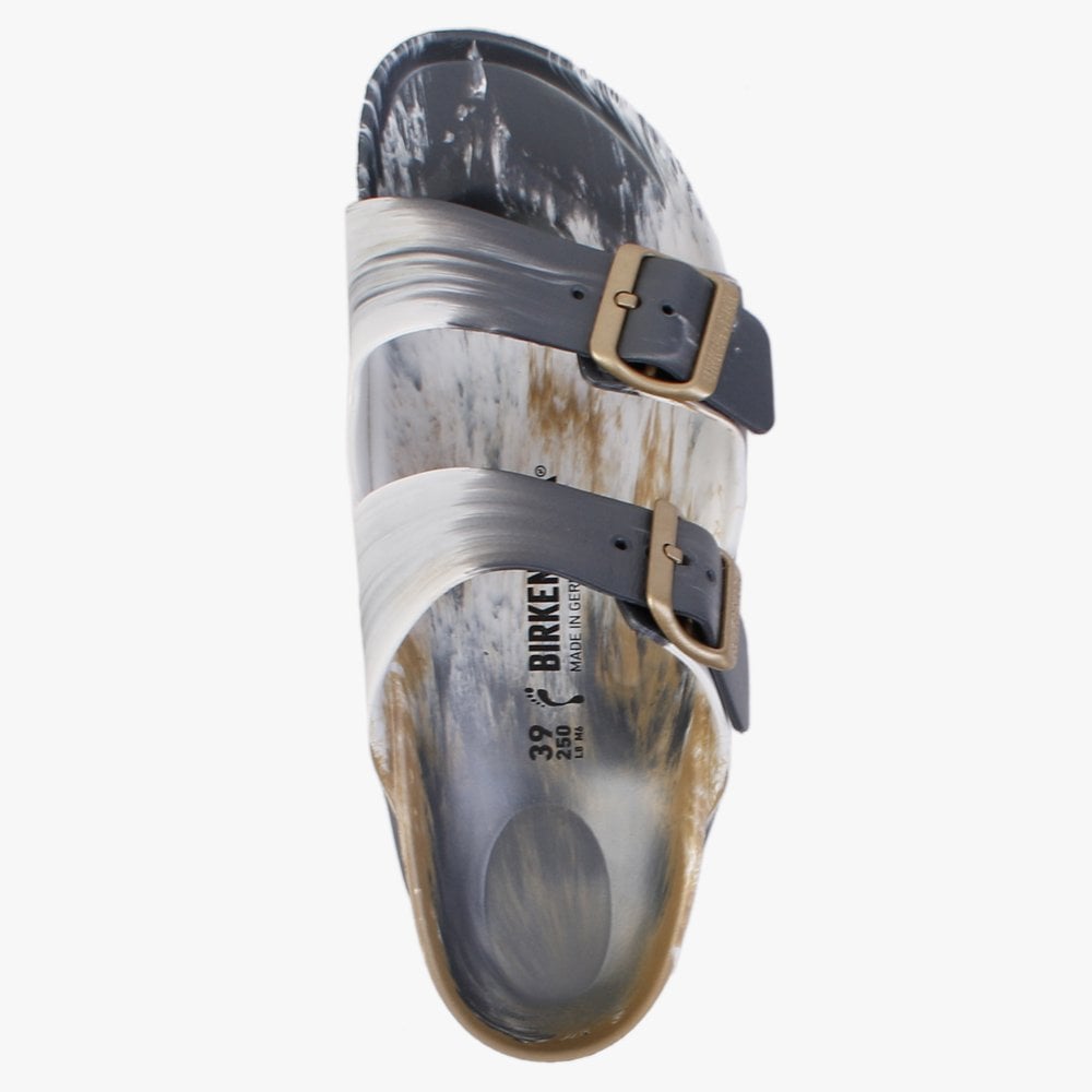 Arizona EVA Glamour Gold Multi Two Bar Mules