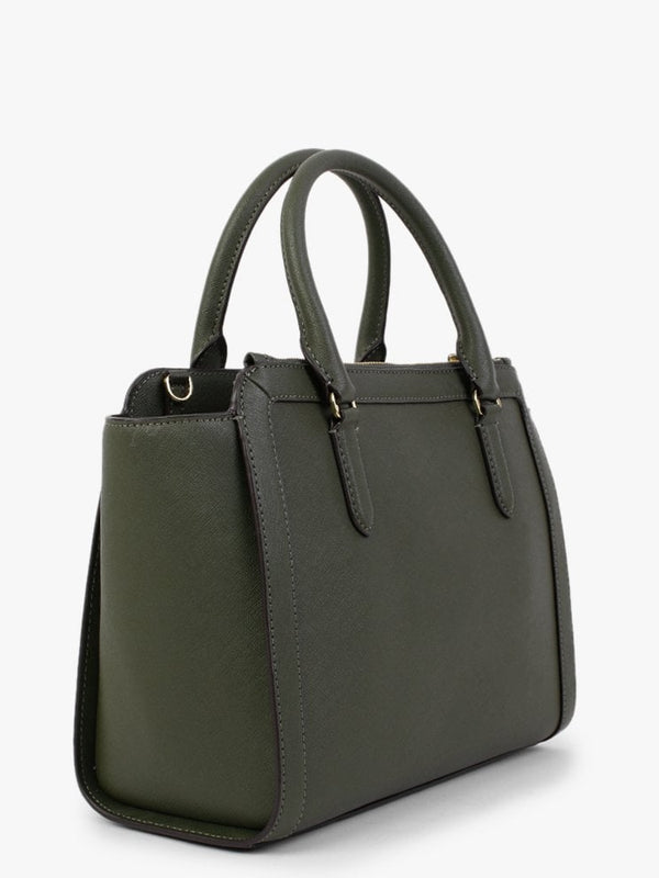 Brooke 27 Olive Leather Satchel Bag