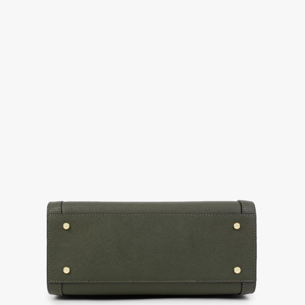 Brooke 27 Olive Leather Satchel Bag